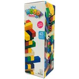  Đồ chơi giáo dục: Trò chơi Rút thanh gỗ Woody Tower (gỗ được sơn Màu sắc khác nhau) loại Mini 3ages+ 