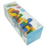  Đồ chơi giáo dục: Trò chơi Rút thanh gỗ Woody Tower (gỗ được sơn Màu sắc khác nhau) loại Mini 3ages+ 