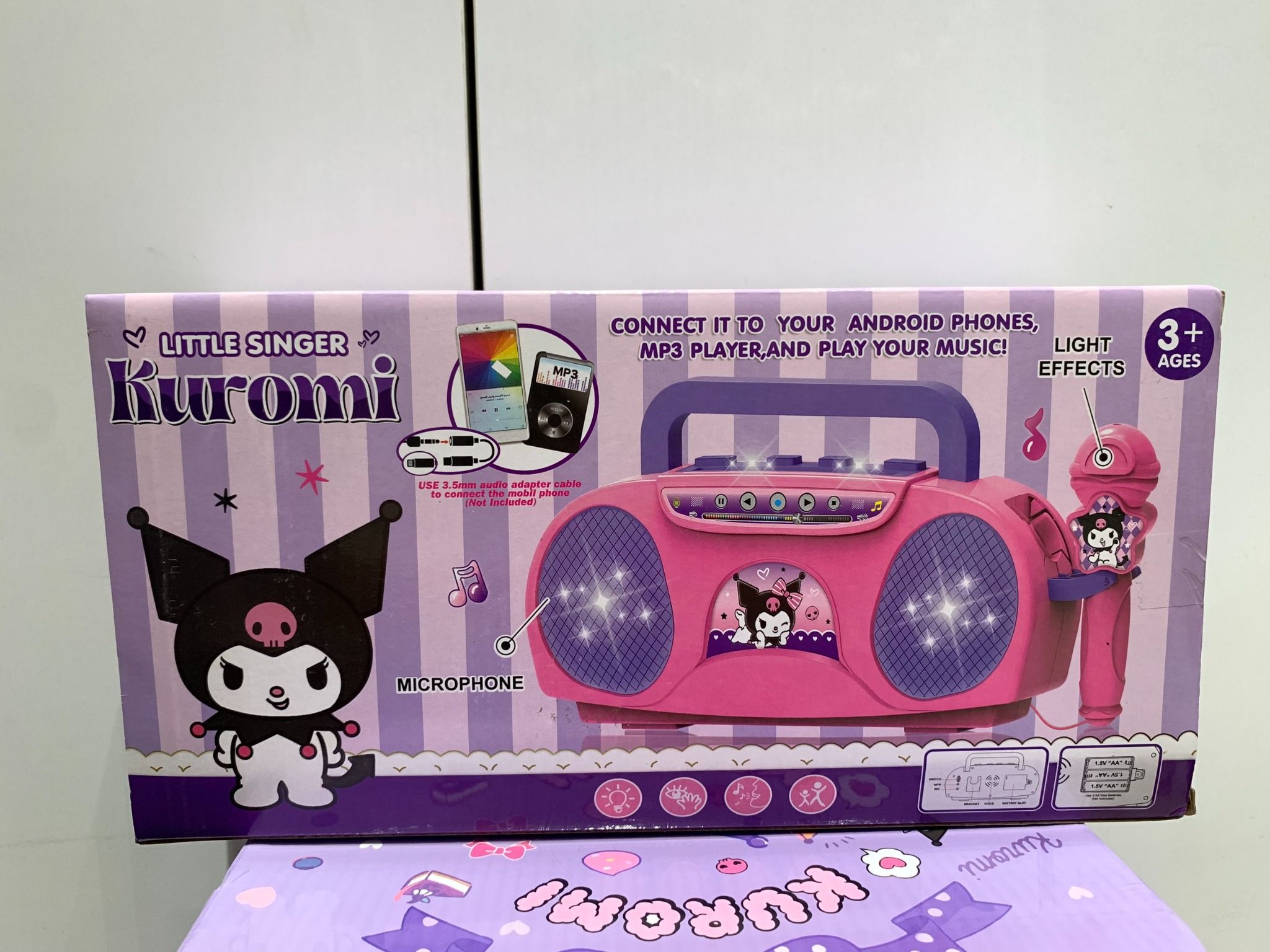 Bộ sưu tập KUROMI: máy cassette kèm mic hát (Little Singer), 3+ ages, No. 5518A 