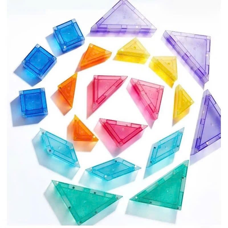  Đồ chơi xếp hình : Bộ Xếp Hình Nam Châm Tangram 3D, 3+ages, No. YY-20 
