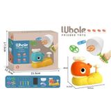  Đồ chơi vận động: Bộ cá voi phóng và bắt đĩa bay tung hứng vui nhộn (Whale frisbee toys) dùng pin, 3ages+, No. 9965A 