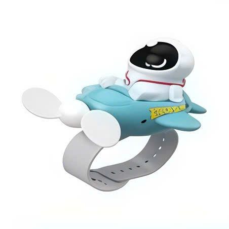  Quạt Mini Đeo Cổ Tay hình Vịt, Phi Hành Gia, Con Hổ No. BJJ968-1,2,3 