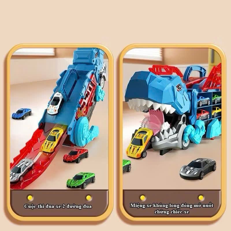  Đồ chơi vận động : DINOSAUR TRUCK – Xe tải Khủng Long 2in1 No. YM3388-3, YM3399-3 
