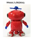 Robot nhảy vui nhộn - màu đỏ ( xoay 360 độ, có đèn, nhạc ) 