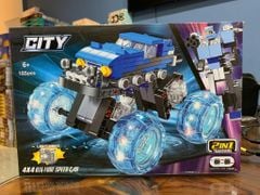  ( GIAO NGẪU NHIÊN ) Đồ chơi lắp ráp : biệt đội xe cứu hộ thành phố (2in1 transforms), 6 ages+, No. 123-458/459/460/461 