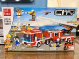  Đồ chơi lắp ráp : Bộ xếp khối Xe Cứu hỏa (Fire truck) 518 chi tiết, 6+ages, No. 520011 