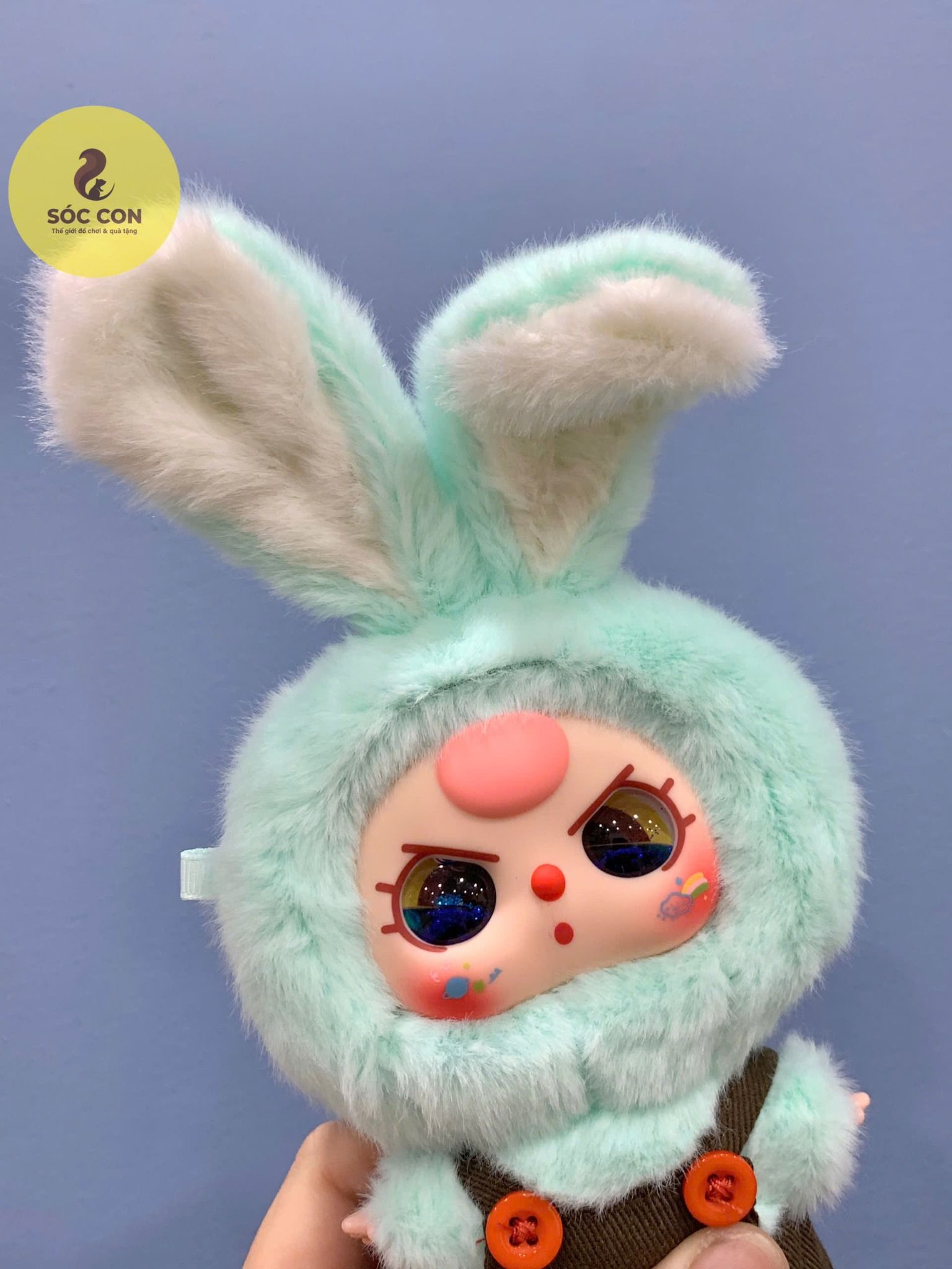  BLINDBOX BABY THREE ( bé 3 ) : Baby Three Macaron Cute Bunny ( hàng có sẵn ) 