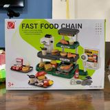  Đồ chơi nhập vai : Quầy thu ngân đồ ăn nhanh (Fast food chain), 3ages+, No. 668-139 