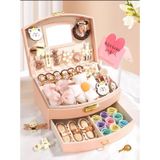  Đồ chơi nhập vai Hộp quà kẹp tóc (loại đặc biệt) dành cho bé gái siêu cute, đáng yêu, 5ages+, No. TS-39A 