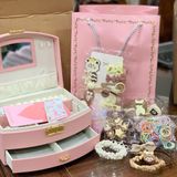  Đồ chơi nhập vai Hộp quà kẹp tóc (loại đặc biệt) dành cho bé gái siêu cute, đáng yêu, 5ages+, No. TS-39A 