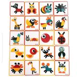  Đồ chơi giáo dục : Đồ Chơi Ghép Hình Sáng Tạo Bằng Gỗ mẫu các con vật, 3+ ages, No. MS 