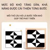  Đồ chơi giáo dục: Bộ xếp hình HIDDEN khối nhựa theo đề tài trên thẻ giúp trẻ phát triễn trí tuệ, 3+ages, No. ME-149 