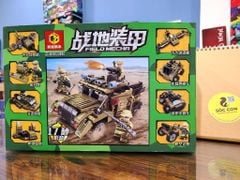  Bộ lắp ghép Xe tăng chiến đấu 50 pcs No. CD8028 ( có 8 mẫu, giao ngẫu nhiên ) 