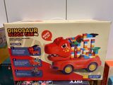  Đồ chơi lắp ráp : Bộ Khủng long vận chuyển các khối hình ,124pcs, +3Ages, No. 9628 