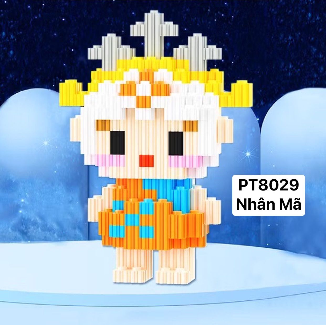  Đồ chơi lắp ráp : Lắp ráp mini XINZ Constellation_ 12 Cung hoàng đạo 