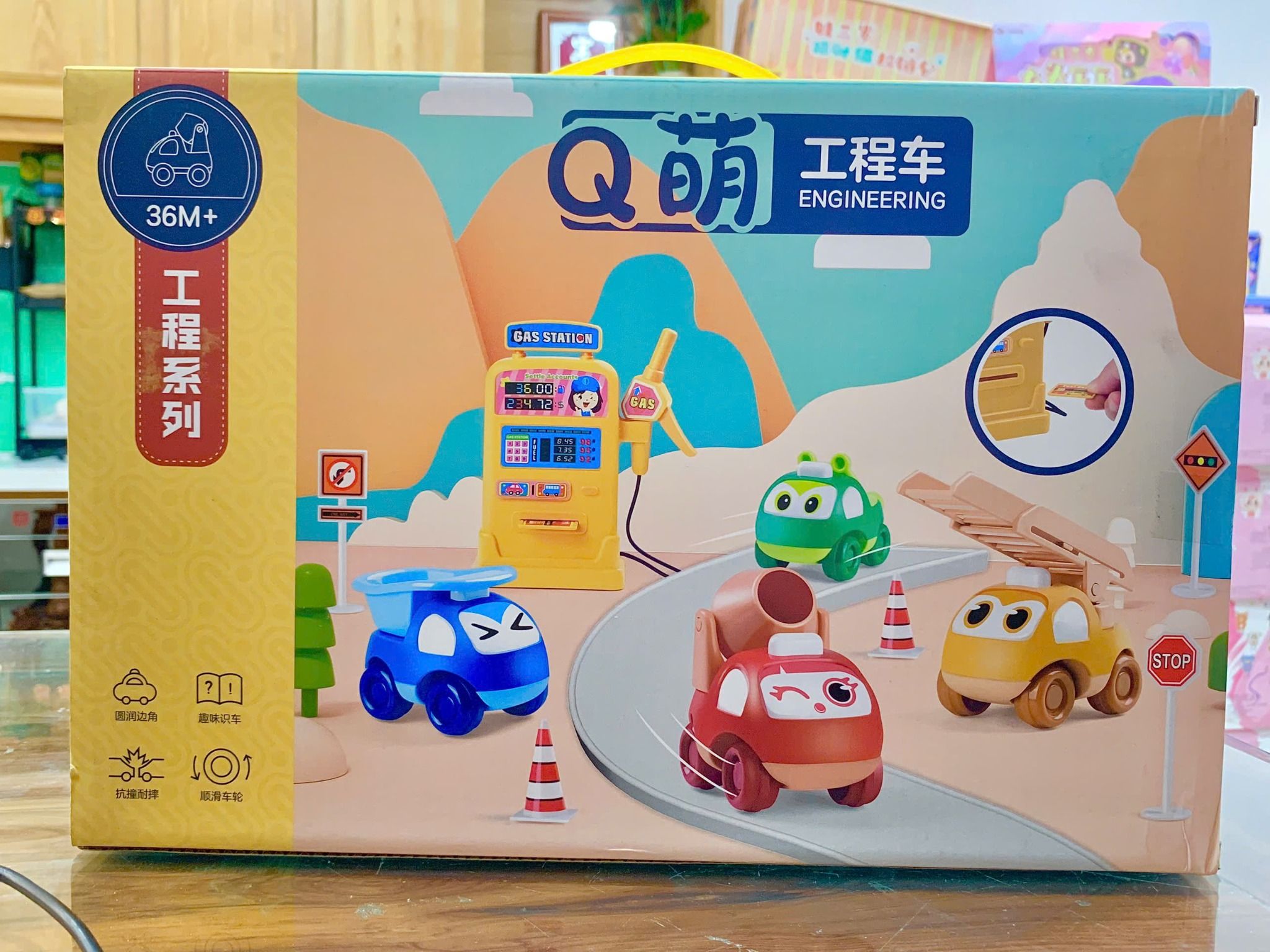  Đồ chơi vận động : Đội xe Poli xây dựng công trình, 3ages+, No. 8338 