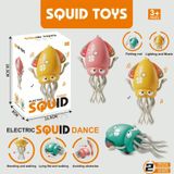  Đồ chơi vận động : Đồ Chơi Mực Nhảy Múa Cảm Ứng Âm Nhạc – Electric Dancing Squid, No. 158-21C 