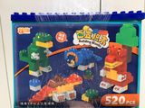  Đồ chơi lắp ráp: Hộp xếp khối động vật, công trình sáng tạo, 520 pcs, 3+ ages, No. 678-11 