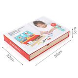  Đồ chơi giáo dục : Bộ ghép hình nghề nghiệp bằng gỗ cho bé, 36m+, No. JHTOY-241 