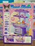  Đồ chơi nhập vai : quầy tráng miệng, nhà bếp bếp mini KUROMI (Mini dessert), 23pcs, 3+ages, No. 2016-260,261 