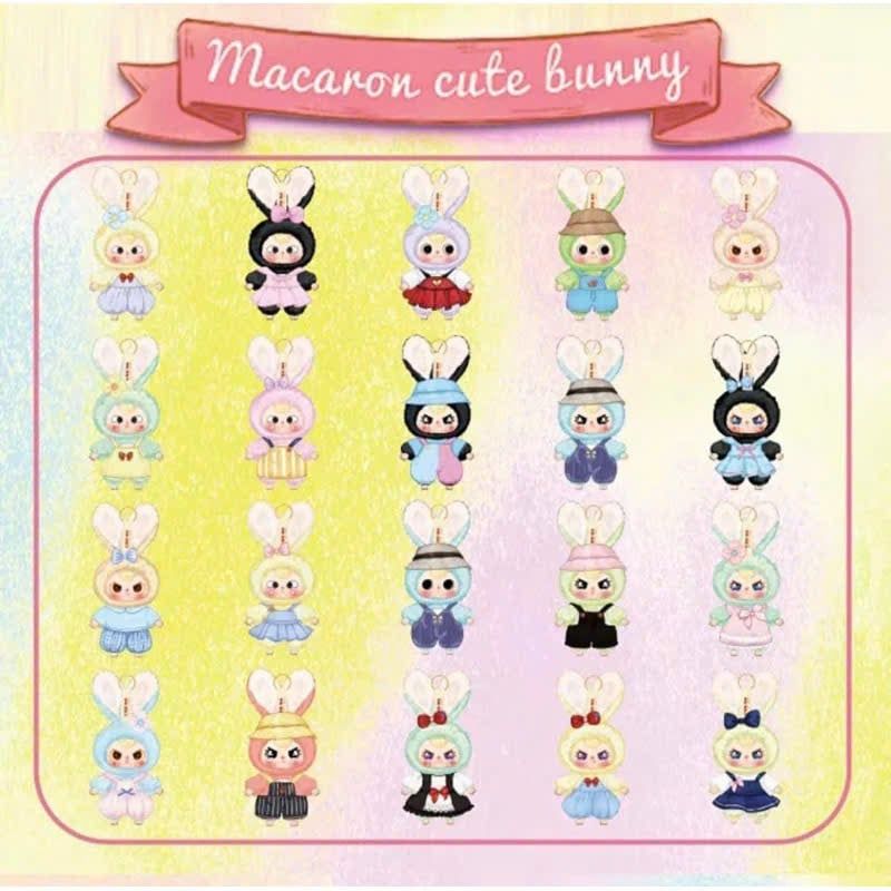  BLINDBOX BABY THREE ( bé 3 ) : Baby Three Macaron Cute Bunny ( hàng có sẵn ) 