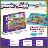  Đồ chơi vận động: Cát động lực (Dynamic Sand) mềm mại xây dựng thế giới riêng cho Bé, (loại 750g), 3ages+, No. DS-313 