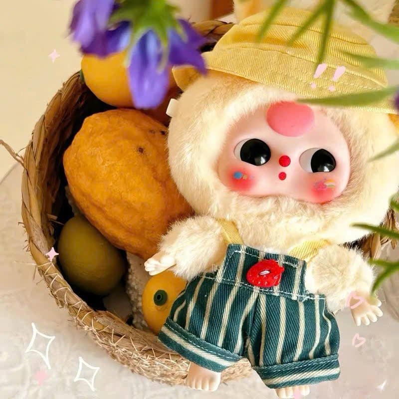  BLINDBOX BABY THREE ( bé 3 ) : Baby Three Macaron Cute Bunny ( hàng có sẵn ) 