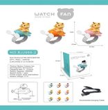  Quạt Mini Đeo Cổ Tay hình Vịt, Phi Hành Gia, Con Hổ No. BJJ968-1,2,3 