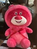  Gấu bông: Lotso mũ dâu, có nơ size L kích thước 55cm 