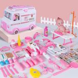  Đồ chơi nhập vai _ Bộ xe cứu thương Kèm phụ kiện (Ambulance car) dùng pin No. H325A 