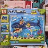  Đồ chơi lắp ráp : bộ xếp mô hình vùng đất dưới đáy biển , 6ages+ No. 1305 