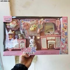  Đồ chơi nhập vai: bộ bàn trang điểm và tủ quần áo cho Thỏ ( Cute Rabbit ) 3Ages+ No. 907 