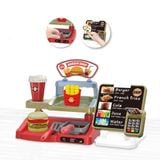  Đồ chơi nhập vai: Bộ bán hàng hamburger (36 chi tiết, có pin) 818-291M 