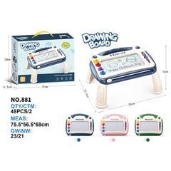  Đồ chơi giáo dục: bảng vẻ từ tính tự xóa Happy Doodle 3Ages+ No. 881 