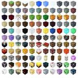  Đồ chơi xếp khối sáng tạo: Set 50 Khối nam châm từ tính Minecraft xây dựng, kt 20x20x20mm/pcs, +6ages 