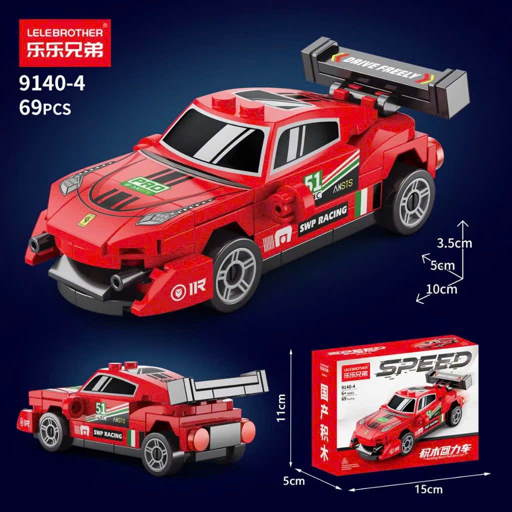  Đồ chơi mô hình : BỘ LẮP RÁP Ô TÔ TỐC ĐỘ - XE DÂY CÓT, 6ages+, No. 9140 