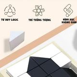  Đồ chơi giáo dục: Bộ xếp hình HIDDEN khối nhựa theo đề tài trên thẻ giúp trẻ phát triễn trí tuệ, 3+ages, No. ME-149 