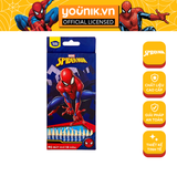 Đồ dùng học tập : Bộ bút chì 12 màu Spider Man 
