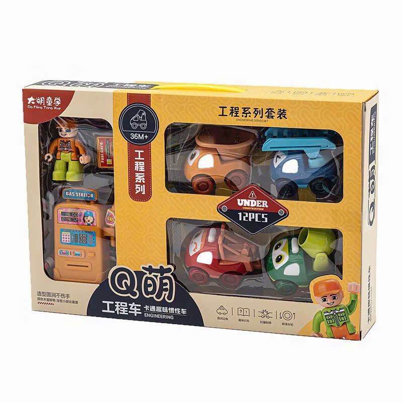  Đồ chơi vận động : Đội xe Poli xây dựng công trình, 3ages+, No. 8338 