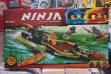  Đồ chơi lắp ráp : Bộ NINJA Thunder Swordsman (Tuần tra đầm lầy trên tàu Destiny's Shadow) 378pcs , 6ages+, No. 10581 