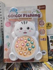  (GIAO NGẪU NHIÊN MÀU) Đồ chơi vận động : Bộ câu cá Gấu Misa quay 360 độ dùng pin No. 328-334 