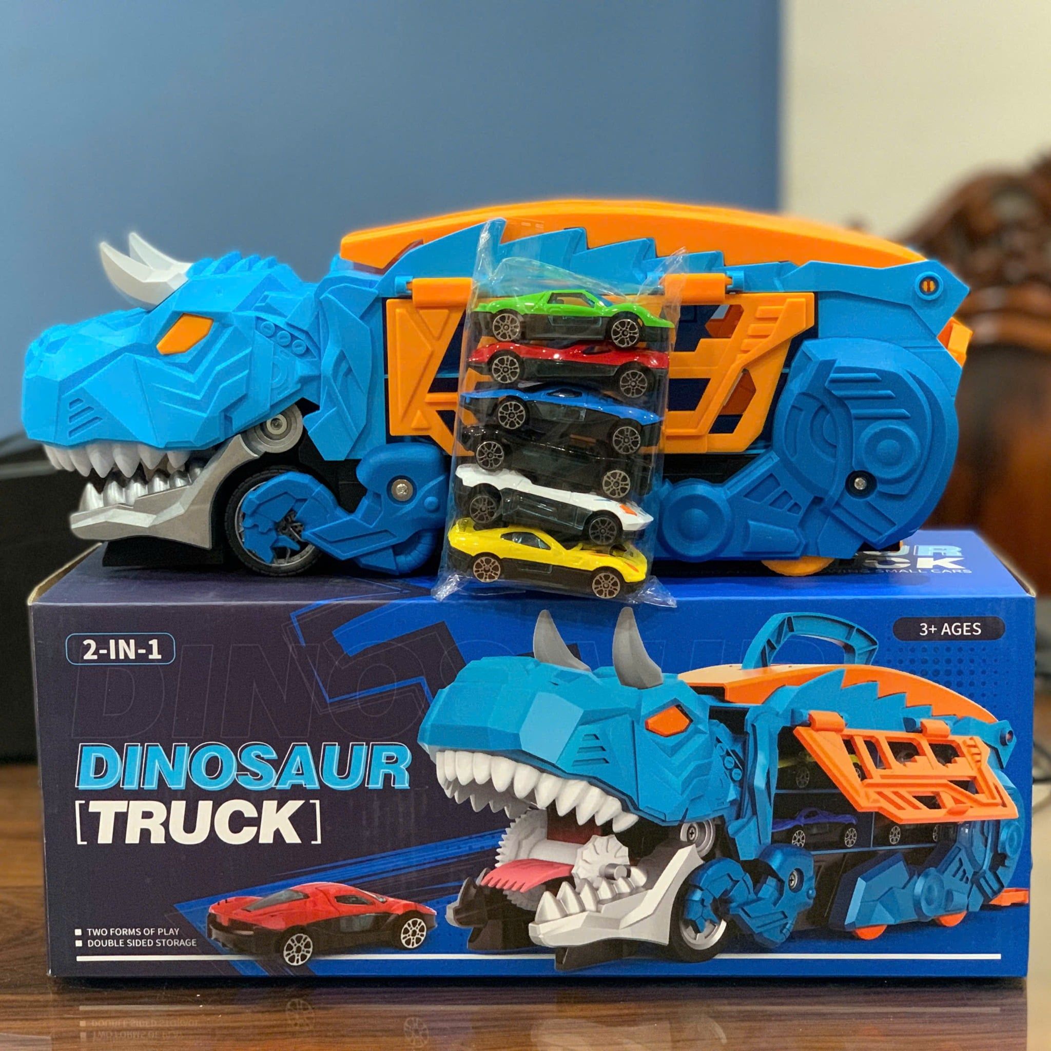  Đồ chơi vận động : DINOSAUR TRUCK – Xe tải Khủng Long 2in1 No. YM3388-3, YM3399-3 