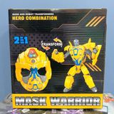 Đồ chơi nhập vai: Mặt nạ biến hình Transformers Bumblebee, 3ages+, No JS1 