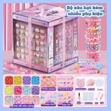  Đồ chơi nhập vai: Bộ hạt charm làm vòng tay dành cho bé gái rất đáng yêu, 5ages+, No. 16036 