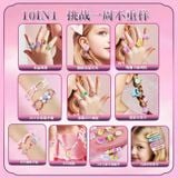  Đồ chơi nhập vai: Bộ hạt charm làm vòng tay dành cho bé gái rất đáng yêu, 5ages+, No. 16036 