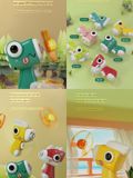  Đồ chơi vận động Chú Khủng Long phóng con quay phát sáng, chong chóng rất vui nhuộn, 3ages+, No. BWL-81A 