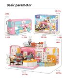  KOALA DIARY Đồ chơi nhập vai: hộp xe nội thất nhà gấu 3+ No. FDE87301 