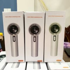  Quạt cầm tay Turbo tốc độ cao (Handheld Fan) tiện lợi, dung lượng cao 3000 mAh, Model: 638 
