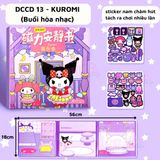  Đồ chơi Sticker Nam Châm Hoạt Hình Sanrio: Kuromi, My Melody No. WH-AJS01, 02 