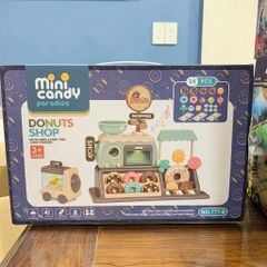  Đồ chơi nhập vai : Bộ đồ chơi cửa hàng donut và kẹo - Mini Candy Paradise - Donuts Shop, 3ages+, No. 777-8 